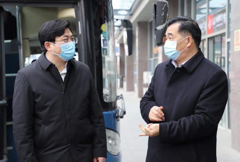 市委常委、武進區(qū)委書記喬俊杰督查武進汽車站春運及疫情防控工作